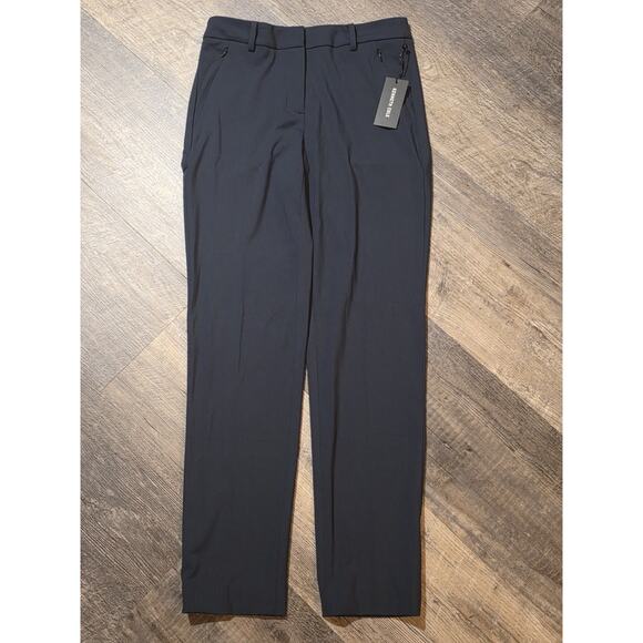 Kenneth Cole Pants - NWT Kenneth Cole Womens Size 0 Dark Navy Mid Rise Slim Ankle Work Pants Trouser